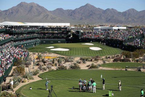 Over 200,000 packed into TPC Scottsdale on Saturday to watch the Phoenix Open, taking the total for the week to a record-breaking 655,000