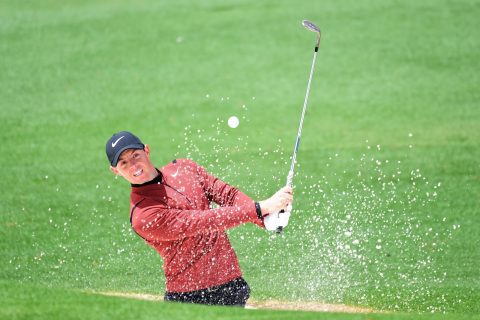 Par for the course: Rory McIlroy scrapped to a 72 after a poor start