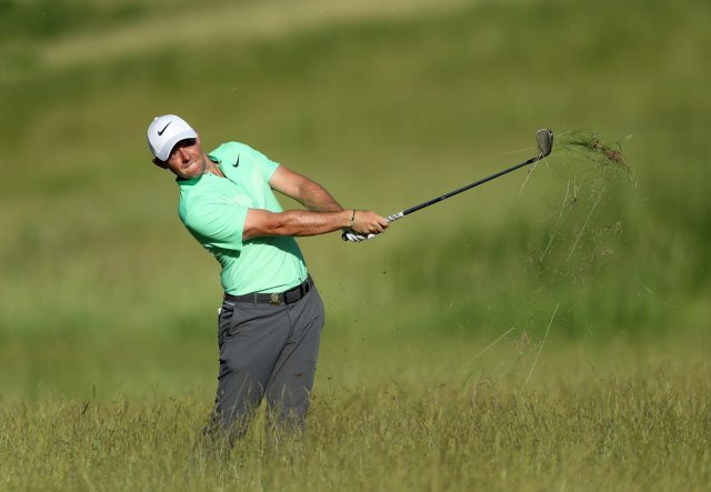 Rory McIlroy found just five fairways in a first round 78