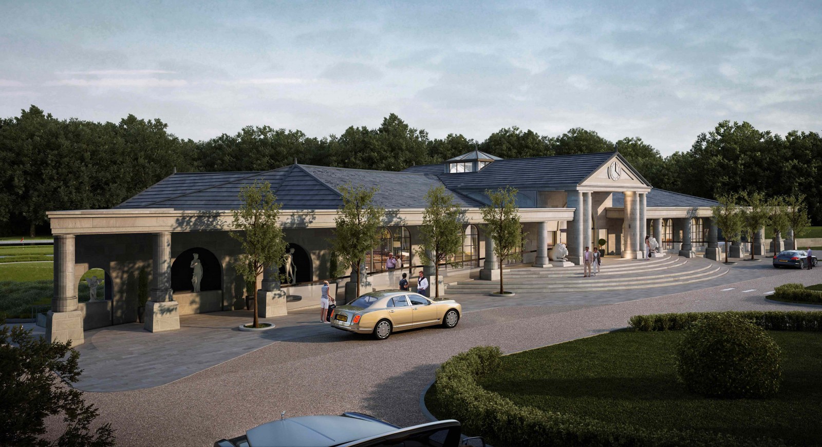 An artist's impression of the proposed clubhouse