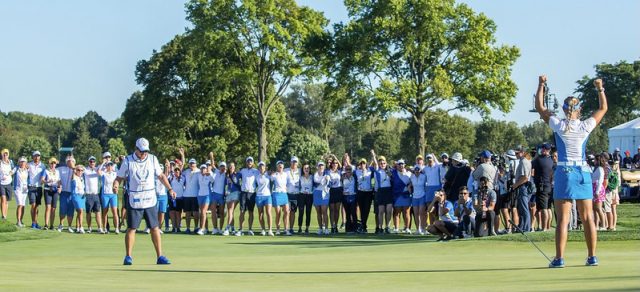 Europe wins Solheim Cup 15-13