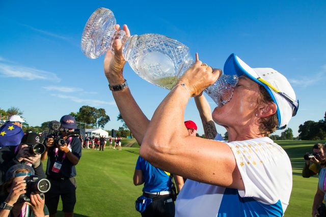 Europa gana la Copa Solheim 15-13