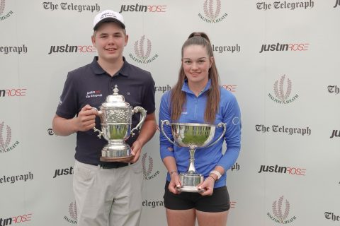 Smith y Gourley toman rutas contrastantes hacia la victoria en el Justin Rose Telegraph Junior Golf Championship - Noticias de golf | Revista de golf